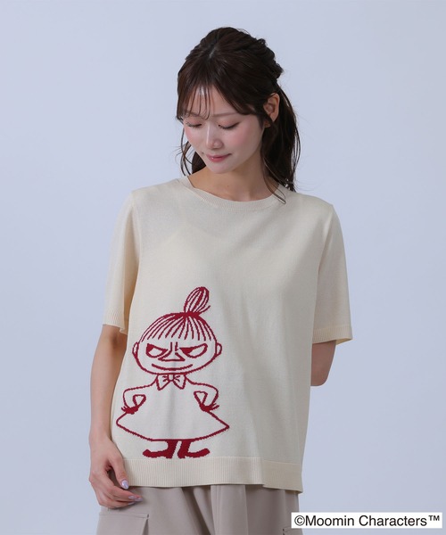 MARY QUANT（マリークワント）の「MOOMIN×MQニット プルオーバー（Tシャツ/カットソー・レディース・ネイビー/グレー/ブラック/アイボリー・M）」の2枚目の写真