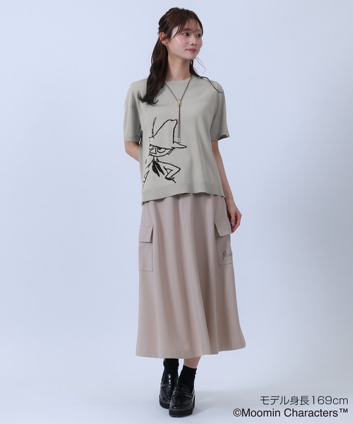 MARY QUANT（マリークワント）の「MOOMIN×MQニット プルオーバー（Tシャツ/カットソー・レディース・ネイビー/グレー/ブラック/アイボリー・M）」の6枚目の写真