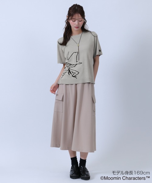 MARY QUANT（マリークワント）の「MOOMIN×MQニット プルオーバー（Tシャツ/カットソー・レディース・ネイビー/グレー/ブラック/アイボリー・M）」の7枚目の写真