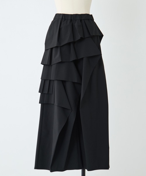 STUDIOUS(ステュディオス)の「【TAAKK/ターク】《STUDIOUS別注》RUFFLE PANTS/ラッフルパンツ(その他パンツ・レディース・ブラウン/ホワイト/ブラック・3/1)」の3枚目の写真