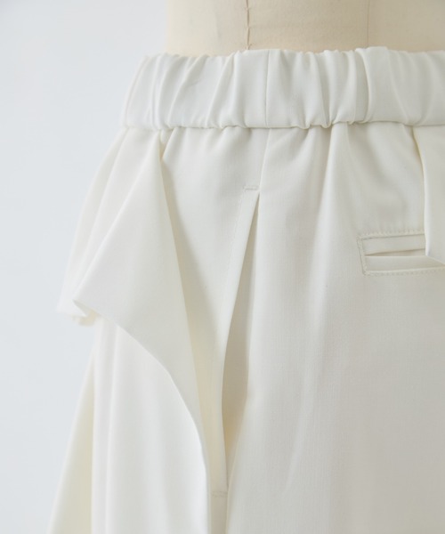STUDIOUS(ステュディオス)の「【TAAKK/ターク】《STUDIOUS別注》RUFFLE PANTS/ラッフルパンツ(その他パンツ・レディース・ブラウン/ホワイト/ブラック・3/1)」の16枚目の写真