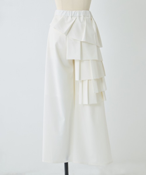 STUDIOUS(ステュディオス)の「【TAAKK/ターク】《STUDIOUS別注》RUFFLE PANTS/ラッフルパンツ(その他パンツ・レディース・ブラウン/ホワイト/ブラック・3/1)」の20枚目の写真
