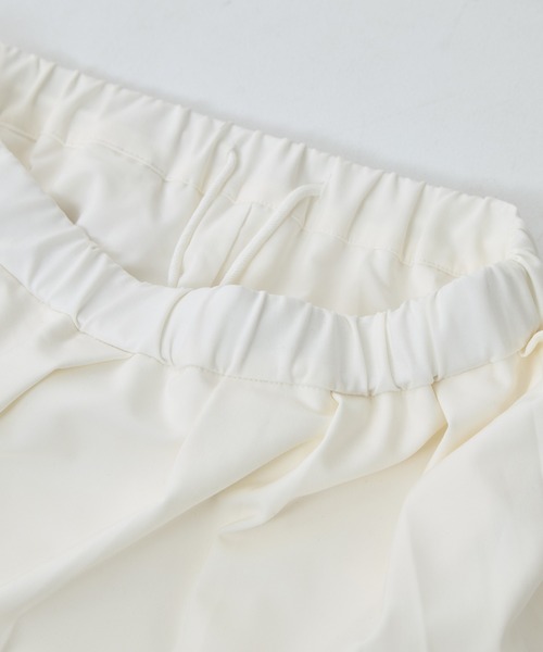 STUDIOUS(ステュディオス)の「【TAAKK/ターク】《STUDIOUS別注》RUFFLE PANTS/ラッフルパンツ(その他パンツ・レディース・ブラウン/ホワイト/ブラック・3/1)」の8枚目の写真