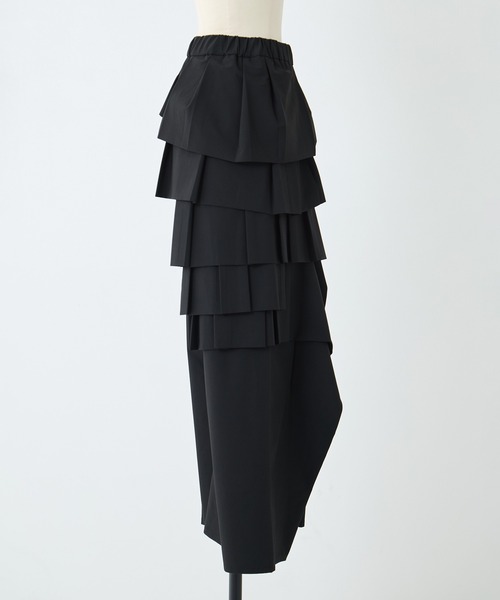 STUDIOUS(ステュディオス)の「【TAAKK/ターク】《STUDIOUS別注》RUFFLE PANTS/ラッフルパンツ(その他パンツ・レディース・ブラウン/ホワイト/ブラック・3/1)」の10枚目の写真