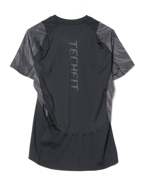 adidas(アディダス)の「TECHFIT AOP Tシャツ / アディダス adidas(Tシャツ/カットソー・メンズ・ブラック・MEDIUM/XX-LARGE/XX-SMALL/LARGE/3XL/SMALL/X-LARGE/X-SMALL)」の6枚目の写真