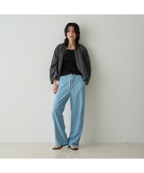 qualite(カリテ)の「【YANUK】Relax LILITH LBL(その他パンツ・レディース・インディゴブルー・34/36/38)」の2枚目の写真