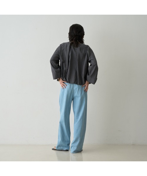 qualite(カリテ)の「【YANUK】Relax LILITH LBL(その他パンツ・レディース・インディゴブルー・34/36/38)」の5枚目の写真