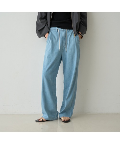 qualite(カリテ)の「【YANUK】Relax LILITH LBL(その他パンツ・レディース・インディゴブルー・34/36/38)」の3枚目の写真