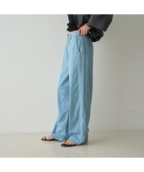 qualite(カリテ)の「【YANUK】Relax LILITH LBL(その他パンツ・レディース・インディゴブルー・34/36/38)」の4枚目の写真