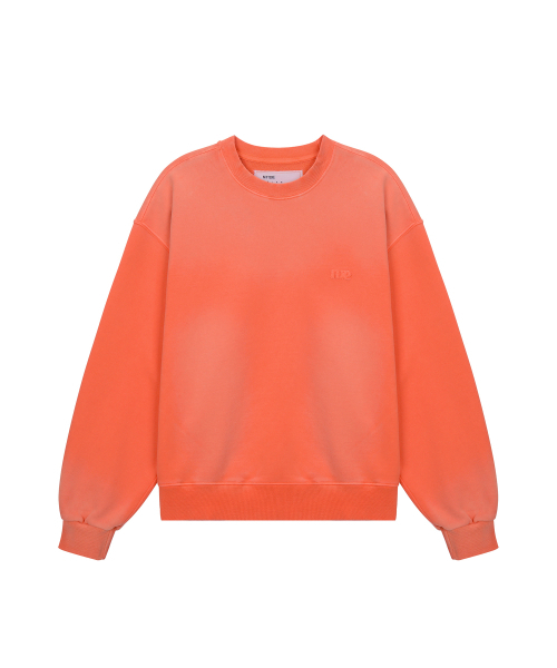 MTTIRE（マティレ）の「ME WASHED OVERLAY SWEATSHIRT / ORANGE（スウェット・レディース・その他・MEDIUM/LARGE/X-LARGE/SMALL）」の2枚目の写真