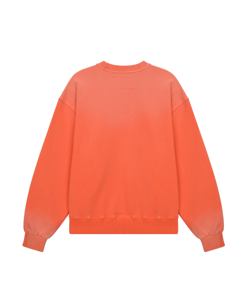 MTTIRE（マティレ）の「ME WASHED OVERLAY SWEATSHIRT / ORANGE（スウェット・レディース・その他・MEDIUM/LARGE/X-LARGE/SMALL）」の3枚目の写真