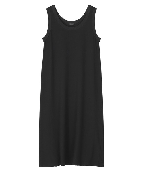 ZUCCa（ズッカ）の「(S)COTTON RAYON JERSEY（ワンピース・レディース・ホワイト/ブラック・M size）」の2枚目の写真