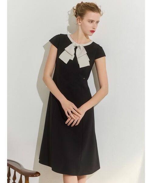 TOCCA(トッカ)の「ROMANTIC ICON ドレス(ワンピース・レディース・ピンク系/ブラック系・00/0)」の2枚目の写真