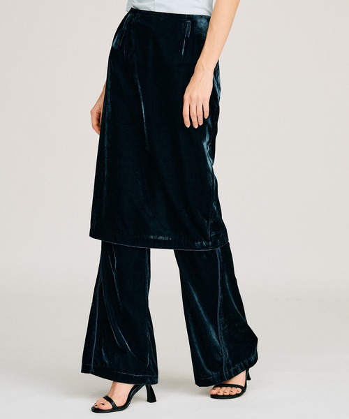 PRANK PROJECT(プランクプロジェクト)の「【2026Autumn Pre-Order】レイヤードベロアパンツ / Layered Velour Pants(その他パンツ・レディース・カーキ/ネイビー・38/36)」の12枚目の写真