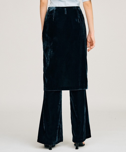 PRANK PROJECT(プランクプロジェクト)の「【2026Autumn Pre-Order】レイヤードベロアパンツ / Layered Velour Pants(その他パンツ・レディース・カーキ/ネイビー・38/36)」の13枚目の写真