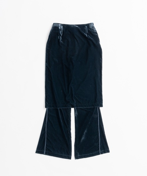 PRANK PROJECT(プランクプロジェクト)の「【2026Autumn Pre-Order】レイヤードベロアパンツ / Layered Velour Pants(その他パンツ・レディース・カーキ/ネイビー・38/36)」の16枚目の写真