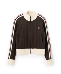 CABLE KNIT TRACK TOP / ケーブルニット　トラックトップ