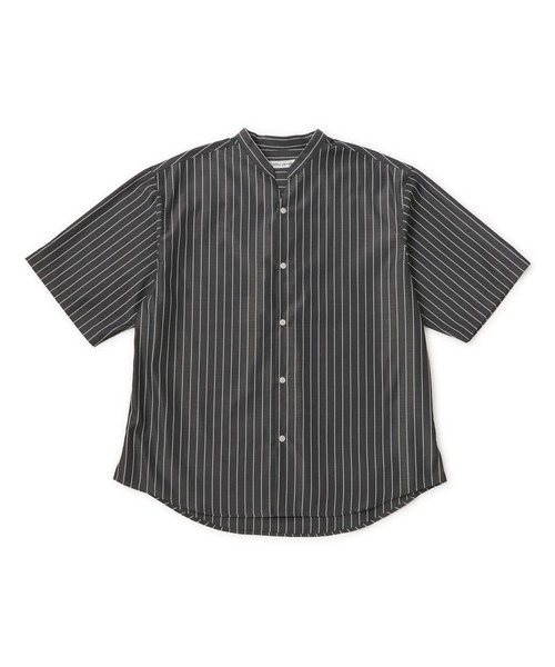 LE CERCLE par rope'（ルセルクルパーロペ）の「スキッパーバンドカラーストライプシャツ（シャツ/ブラウス・メンズ・ホワイト/ブラック・LL/L/M）」の18枚目の写真