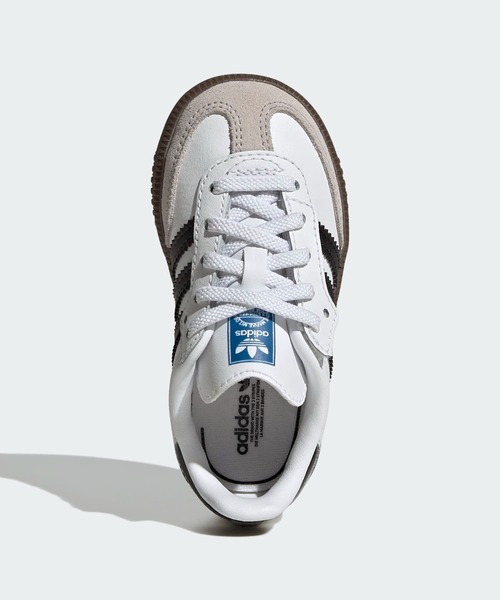 adidas(アディダス)の「サンバ OG コンフォートクロージャー 伸縮シューレース シューズ キッズ / Samba OG Comfort Closure Elastic Lace Shoes Kids / アディダスオリジナルス adidas Originals(スニーカー・キッズ・ホワイト・11cm/12cm/13.0cm/14.0cm/15.0cm/16.0cm)」の2枚目の写真