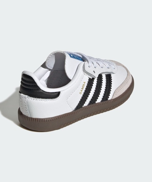 adidas(アディダス)の「サンバ OG コンフォートクロージャー 伸縮シューレース シューズ キッズ / Samba OG Comfort Closure Elastic Lace Shoes Kids / アディダスオリジナルス adidas Originals(スニーカー・キッズ・ホワイト・11cm/12cm/13.0cm/14.0cm/15.0cm/16.0cm)」の5枚目の写真