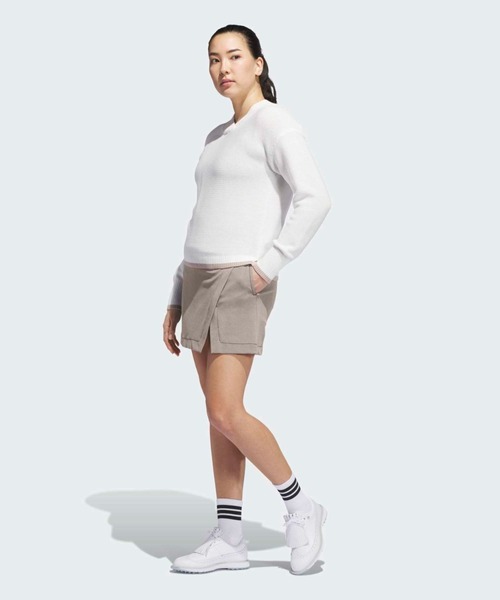 adidas(アディダス)の「ビヨンド ザ コース ストレッチ ラップスカート【adidas Golf/アディダスゴルフ】(スカート・レディース・ホワイト系その他・SMALL/MEDIUM/LARGE/X-LARGE/XX-LARGE)」の4枚目の写真