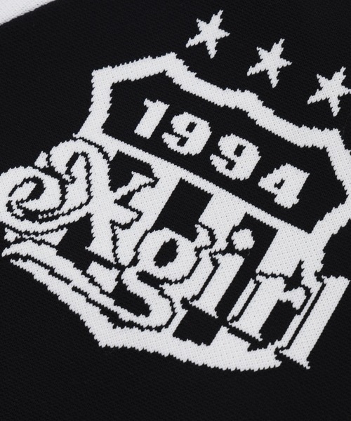 X-girl(エックスガール)の「PATCH AND JACQUARD STADIUM KNIT JACKET(ニット/セーター・レディース・ネイビー/ブラック・ONE SIZE)」の22枚目の写真