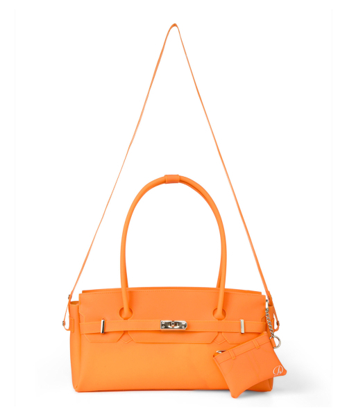DEINET(ダイニット)の「JELLY TWO-WAY BAG IN ORANGE(ショルダーバッグ・レディース・その他・FREE)」の5枚目の写真