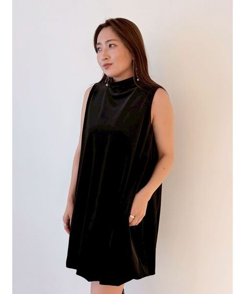 LAGUNAMOON(ラグナムーン)の「LADYベロアバルーンニミワンピース(ワンピース・レディース・レッド/ブラック・MEDIUM/SMALL)」の19枚目の写真