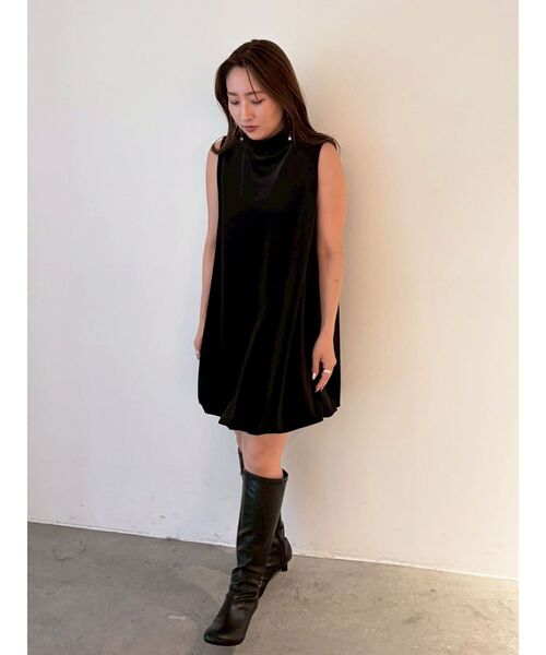 LAGUNAMOON(ラグナムーン)の「LADYベロアバルーンニミワンピース(ワンピース・レディース・レッド/ブラック・MEDIUM/SMALL)」の17枚目の写真