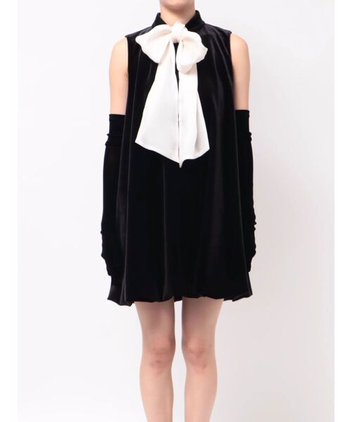 LAGUNAMOON(ラグナムーン)の「LADYベロアバルーンニミワンピース(ワンピース・レディース・レッド/ブラック・MEDIUM/SMALL)」の13枚目の写真