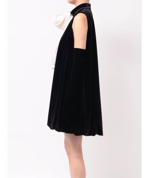LAGUNAMOON(ラグナムーン)の「LADYベロアバルーンニミワンピース(ワンピース・レディース・レッド/ブラック・MEDIUM/SMALL)」の12枚目の写真