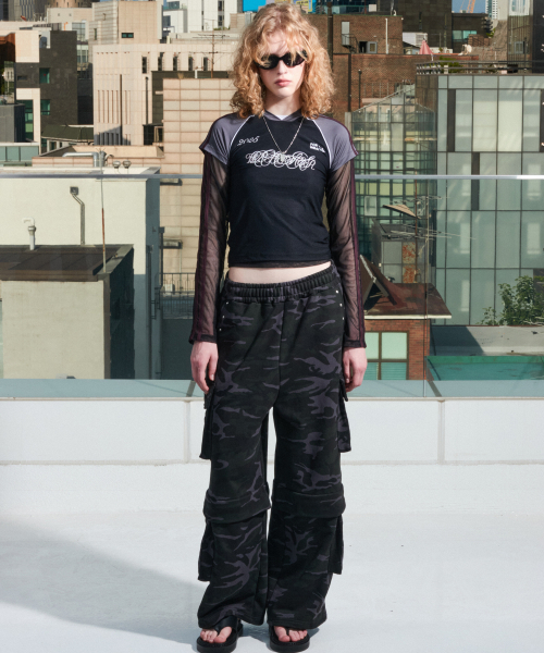 FOR THE WEATHER(フォーザウェザー)の「レタリングユニフォームTシャツ(ブラック)(Tシャツ/カットソー・レディース・その他・FREE)」の8枚目の写真
