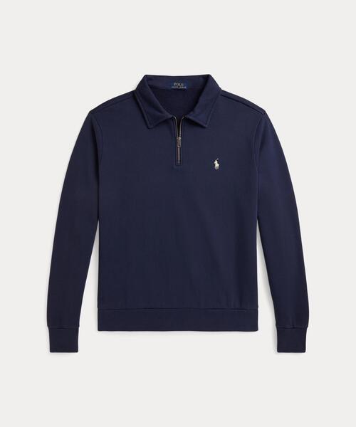 POLO RALPH LAUREN(ポロ ラルフ ローレン)の「ループバック フリース カラード スウェットシャツ(スウェット・メンズ・ネイビー系1・M/S/L)」の1枚目の写真