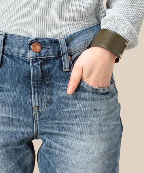 BEAUTY&YOUTH UNITED ARROWS(ビューティーアンドユースユナイテッドアローズ)の「BY RED CARD ダメージデニムパンツ◆(デニムパンツ・レディース・ネイビー・22/23)」の7枚目の写真