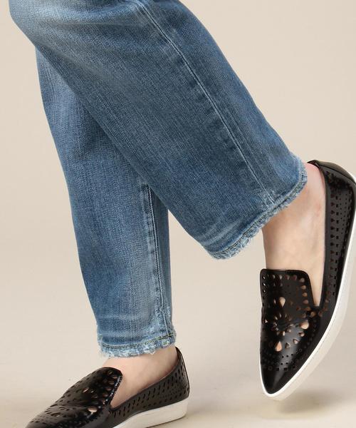 BEAUTY&YOUTH UNITED ARROWS(ビューティーアンドユースユナイテッドアローズ)の「BY RED CARD ダメージデニムパンツ◆(デニムパンツ・レディース・ネイビー・22/23)」の9枚目の写真