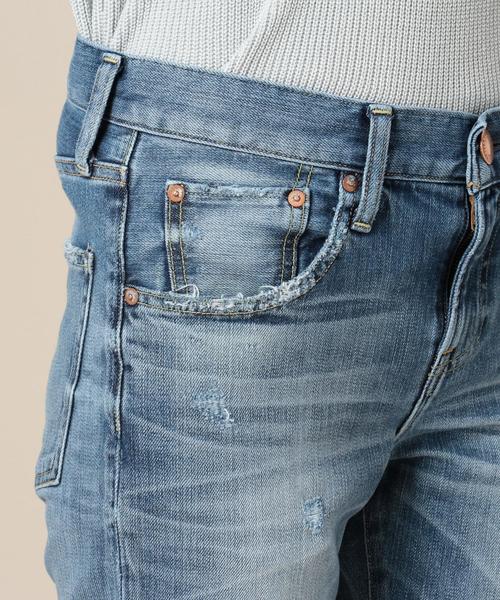 BEAUTY&YOUTH UNITED ARROWS(ビューティーアンドユースユナイテッドアローズ)の「BY RED CARD ダメージデニムパンツ◆(デニムパンツ・レディース・ネイビー・22/23)」の11枚目の写真