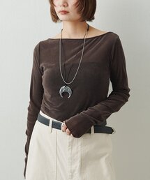 Whim Gazette（ウィムガゼット）の「フロッキーギャザープルオーバー（Tシャツ/カットソー）」