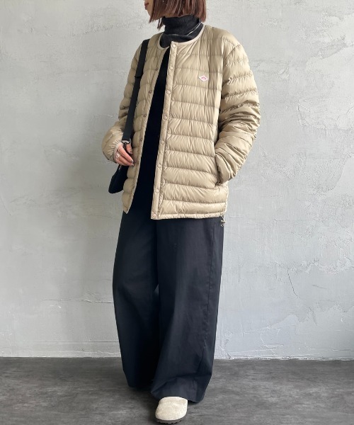 【WEB先行預約】圓領 羽絨內搭外套