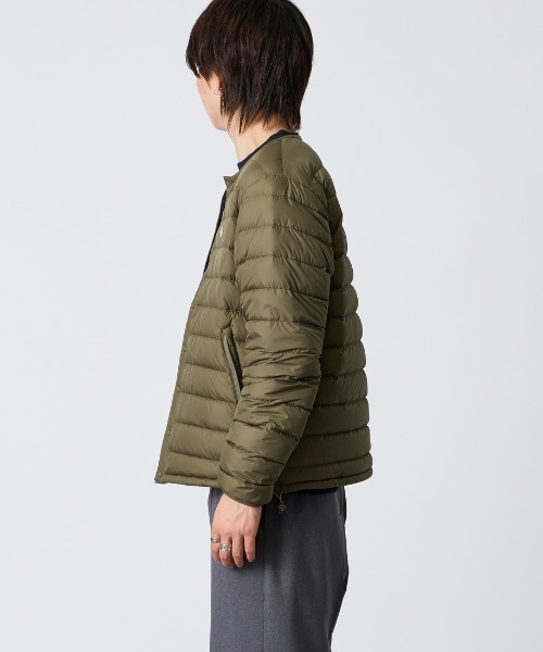 DANTON（ダントン）の「【WEB先行予約】[DANTON/ダントン] クルーネック インナーダウンジャケット（ダウンジャケット/コート・レディース・チャコールグレー/オリーブ/ブラック/サンドベージュ・S/L/M）」の20枚目の写真