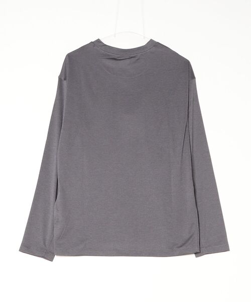 NEW BALANCE（ニューバランス）の「NBロゴロングスリーブ Tシャツ（Tシャツ/カットソー・メンズ・ライトグレー/ブルーグレー・XX-LARGE/X-LARGE/LARGE/MEDIUM/SMALL）」の15枚目の写真