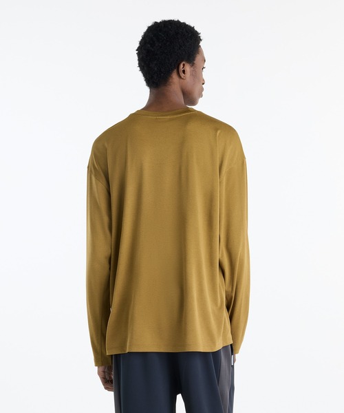 NEW BALANCE（ニューバランス）の「NBロゴロングスリーブ Tシャツ（Tシャツ/カットソー・メンズ・ライトグレー/ブルーグレー・XX-LARGE/X-LARGE/LARGE/MEDIUM/SMALL）」の11枚目の写真