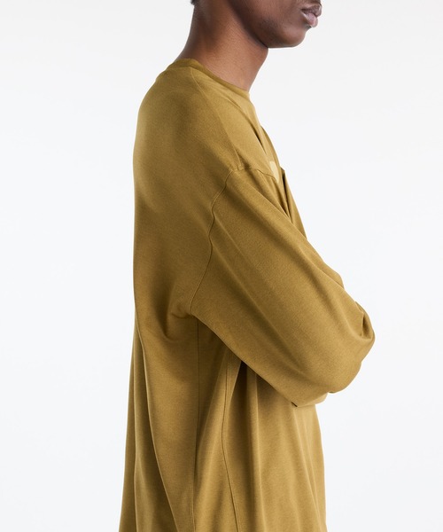NEW BALANCE（ニューバランス）の「NBロゴロングスリーブ Tシャツ（Tシャツ/カットソー・メンズ・ライトグレー/ブルーグレー・XX-LARGE/X-LARGE/LARGE/MEDIUM/SMALL）」の13枚目の写真