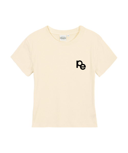 PRIMATE(プライメイト)の「PIVOT レディース スリムフィット 半袖Tシャツ 5 COLORS(Tシャツ/カットソー・レディース・ホワイト/ブラック/カーキ/クリーム/チャコール・SMALL/MEDIUM/LARGE)」の4枚目の写真