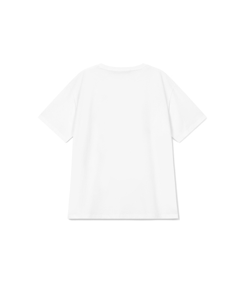 SUNBURNPROJECT(サンバーンプロジェクト)の「HEART DOG OVERFIT T-SHIRT, WHITE(Tシャツ/カットソー・レディース・その他・FREE)」の2枚目の写真