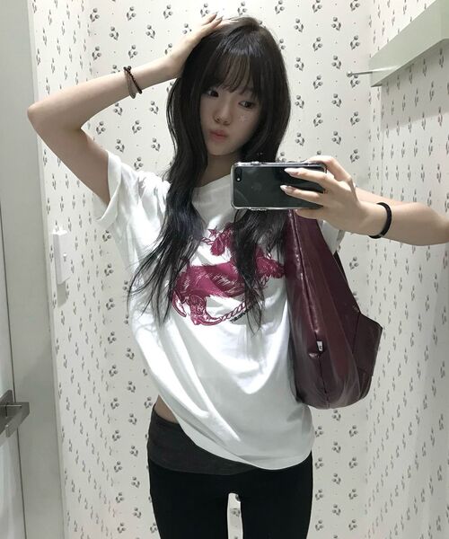 SUNBURNPROJECT(サンバーンプロジェクト)の「HEART DOG OVERFIT T-SHIRT, WHITE(Tシャツ/カットソー・レディース・その他・FREE)」の5枚目の写真
