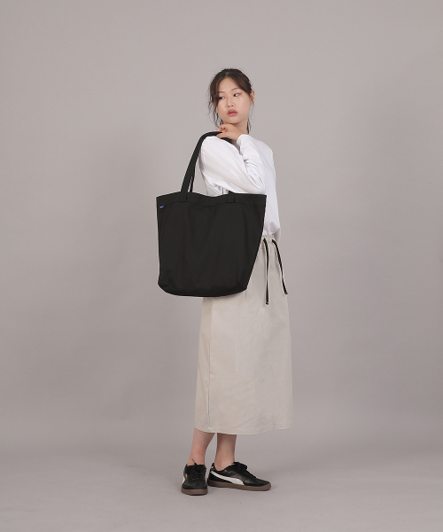 SAINTCREW(セントクルー)の「ポケットレスビッグサイズトラペーズエコバッグBPL-164ブラック(エコバッグ/サブバッグ・レディース・その他・フリー)」の5枚目の写真