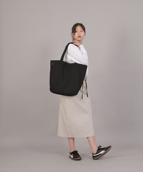 SAINTCREW(セントクルー)の「ポケットレスビッグサイズトラペーズエコバッグBPL-164ブラック(エコバッグ/サブバッグ・レディース・その他・フリー)」の6枚目の写真
