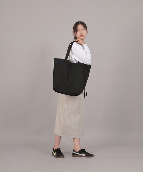 SAINTCREW(セントクルー)の「ポケットレスビッグサイズトラペーズエコバッグBPL-164ブラック(エコバッグ/サブバッグ・レディース・その他・フリー)」の7枚目の写真