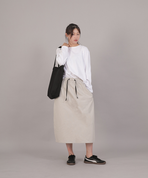 SAINTCREW(セントクルー)の「ポケットレスビッグサイズトラペーズエコバッグBPL-164ブラック(エコバッグ/サブバッグ・レディース・その他・フリー)」の8枚目の写真