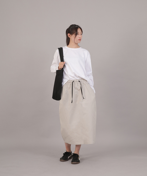 SAINTCREW(セントクルー)の「ポケットレスビッグサイズトラペーズエコバッグBPL-164ブラック(エコバッグ/サブバッグ・レディース・その他・フリー)」の9枚目の写真